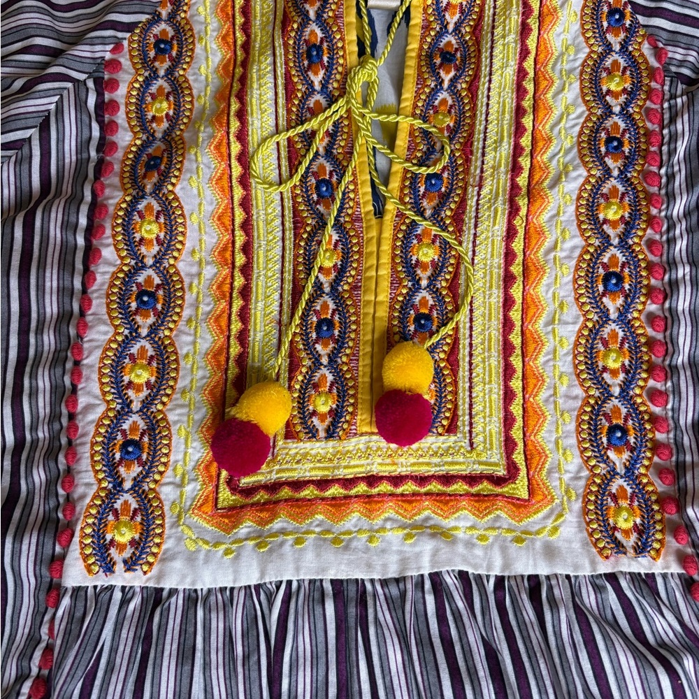 Colorful Bohemian Midi Dress - Picture 7 of 14